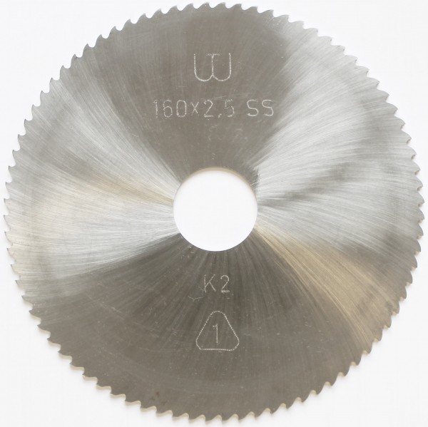 Metallkreissägeblatt HSS 160 x 2,5 x 32mm, 80 Zähne DIN 1837 B pwwu24.de