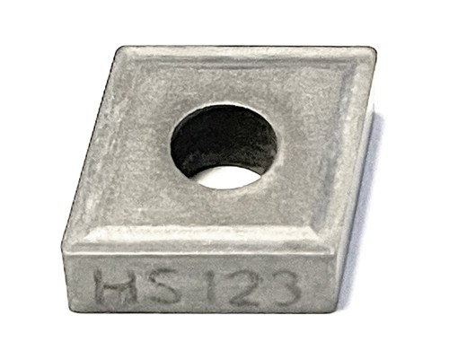Wendeschneidplatte mit einseitiger Spanleitstufe CNMM 120404, HS123 